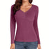 Thermo-Langarmhemd für Damen | Slim Fit Unterhemd Winter-Basisschicht